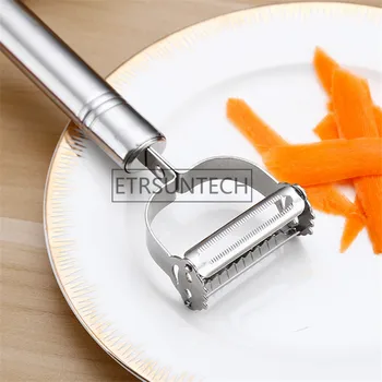 100pcs Stainless Steel Multi-function Vegetable Peeler Shredding Potato Carrot Double Planing Grater Kitchen Tool cyq031
100pcs Stainless Steel Multi-function Vegetable Peeler Shredding Potato Carrot Double Planing Grater Kitchen Tool cyq031