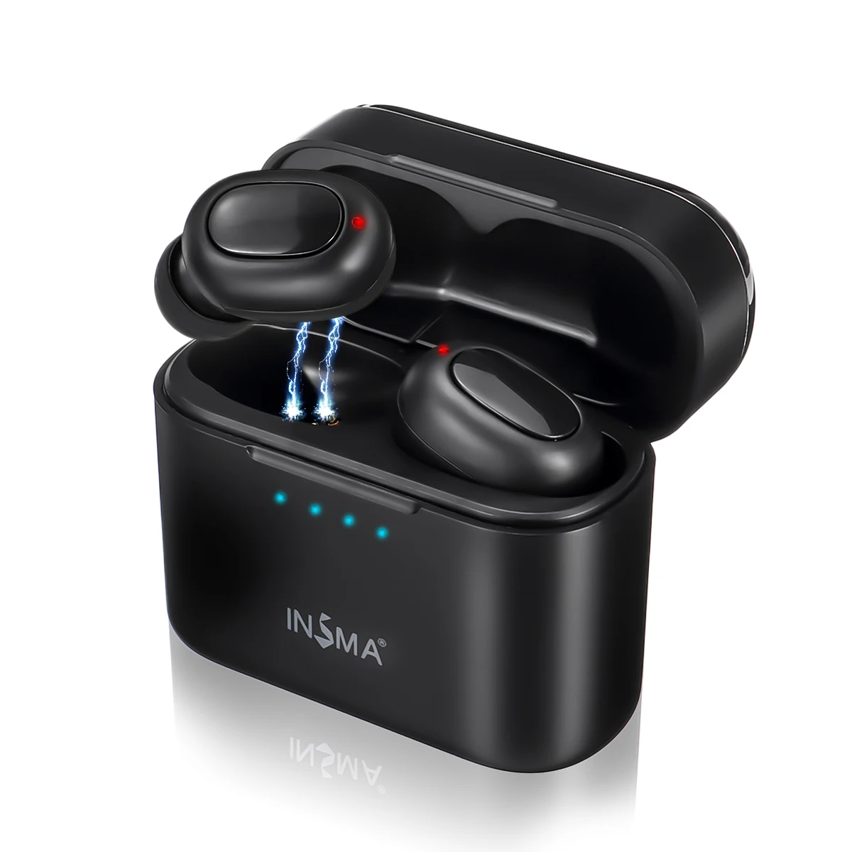 INSMA мини наушники-вкладыши TWS с In-ear bluetooth 5 0 спортивные наушники Hi-Fi стерео True