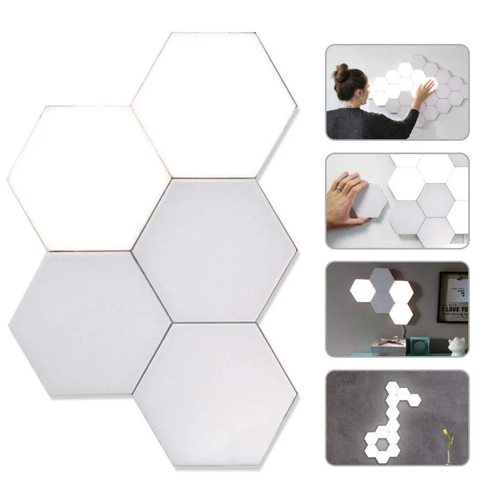 Night Lamp Touch Sensitive Sensor DIY Quantum Lamp Modular Hexagonal LED Magnetic Lights Wall Lamp Novelty Creative Decoration
Night Lamp Touch Sensitive Sensor DIY Quantum Lamp Modular Hexagonal LED Magnetic Lights Wall Lamp Novelty Creative Decoration