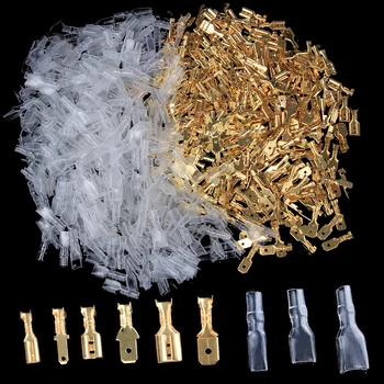 760PCS Electrical Wire Crimp Terminal Connector Male Female Spade 2.8/4.8/6.3mm With Insulated Sleeves 
760PCS Electrical Wire Crimp Terminal Connector Male Female Spade 2.8/4.8/6.3mm With Insulated Sleeves