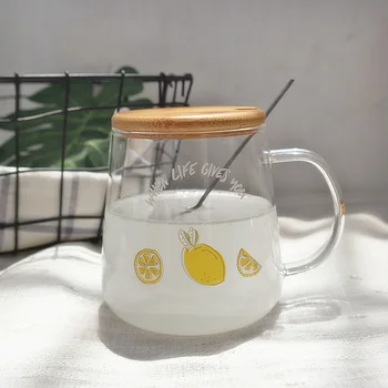 Creative Glass Cup with Spoon Cute Nordic High Capacity Coffee Mug Heat Resistant Juice Glass Cups Tazas Home Water Cup DA60BLB
Creative Glass Cup with Spoon Cute Nordic High Capacity Coffee Mug Heat Resistant Juice Glass Cups Tazas Home Water Cup DA60BLB