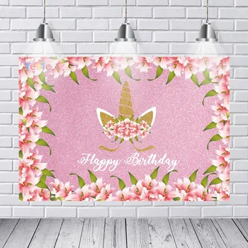 Personalized Wreath Flower Unicorn Pink Kid Birthday Party Photographic Backgrounds Photography Backdrops for Photo Studio
Personalized Wreath Flower Unicorn Pink Kid Birthday Party Photographic Backgrounds Photography Backdrops for Photo Studio
