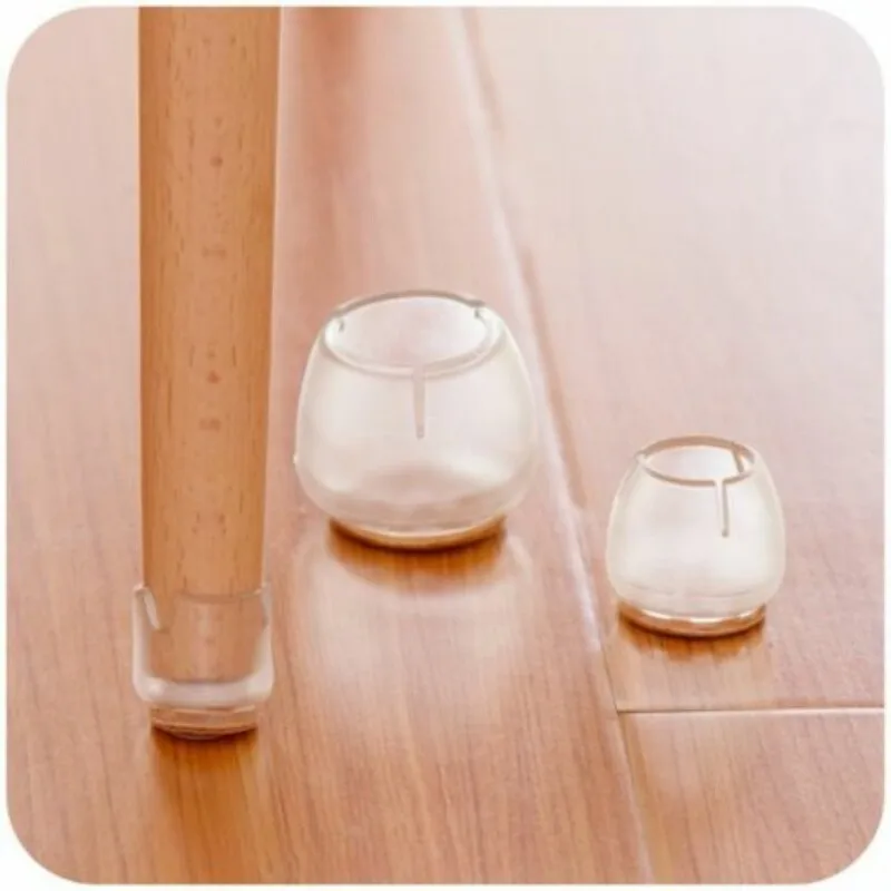 4PCS Silicone Chair Leg Caps Feet Protector Pads Furniture Table Covers Round Square Bottom piedini mobili
4PCS Silicone Chair Leg Caps Feet Protector Pads Furniture Table Covers Round Square Bottom piedini mobili