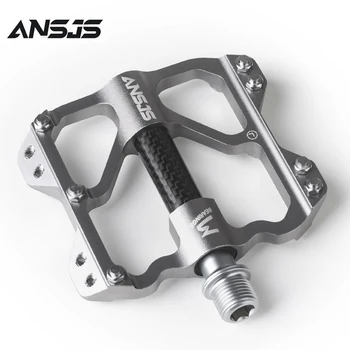 Ansjs 3 Bearings Mountain Bike Pedals Platform Bicycle Flat Alloy Pedals 9/16" Pedals Non-Slip Alloy Flat Pedals
Ansjs 3 Bearings Mountain Bike Pedals Platform Bicycle Flat Alloy Pedals 9/16" Pedals Non-Slip Alloy Flat Pedals