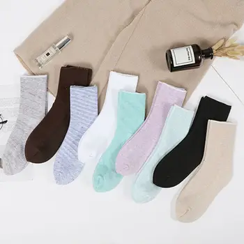 Solid Women Socks Simple Winter Wool Thick Warm Breathable Elastic Force Fashion Mid Socks For Female 
Solid Women Socks Simple Winter Wool Thick Warm Breathable Elastic Force Fashion Mid Socks For Female