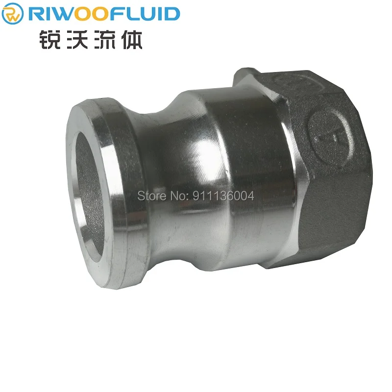 RIWOOFLUID SS Stainless Steel 316 Bspt/Bspp/Npt Thread 1 Inch Type A Camlock Quick Connector
RIWOOFLUID SS Stainless Steel 316 Bspt/Bspp/Npt Thread 1 Inch Type A Camlock Quick Connector
