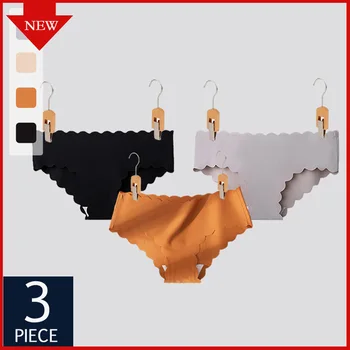 3pcs Sexy Women Ice Silk Underwear Seamless Pants low Waist Slim Pretty Comfortable Underpant Women Briefs Lady Intimates Tangas
3pcs Sexy Women Ice Silk Underwear Seamless Pants low Waist Slim Pretty Comfortable Underpant Women Briefs Lady Intimates Tangas