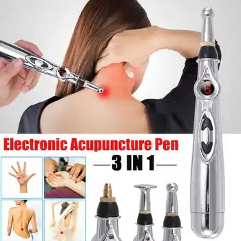 3 Heads Electronic Acupuncture Pen Electric Meridians Laser Therapy Heal Massage Pen Meridian Energy Pen Relief Pain Tools
3 Heads Electronic Acupuncture Pen Electric Meridians Laser Therapy Heal Massage Pen Meridian Energy Pen Relief Pain Tools