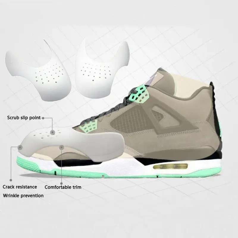 2Pcs Bending Crack Shoe Stretcher Protector Sneaker Shield Toe Cap Support Universal Shaper Washable Lightweight Anti Crease
2Pcs Bending Crack Shoe Stretcher Protector Sneaker Shield Toe Cap Support Universal Shaper Washable Lightweight Anti Crease