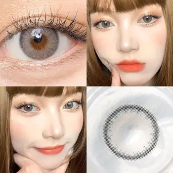 Easysmall Soft Eye Contact Lenses High Quality Natural Colored pink brown beautiful pupil Degree myopia 2pcs/pair prescription 
Easysmall Soft Eye Contact Lenses High Quality Natural Colored pink brown beautiful pupil Degree myopia 2pcs/pair prescription