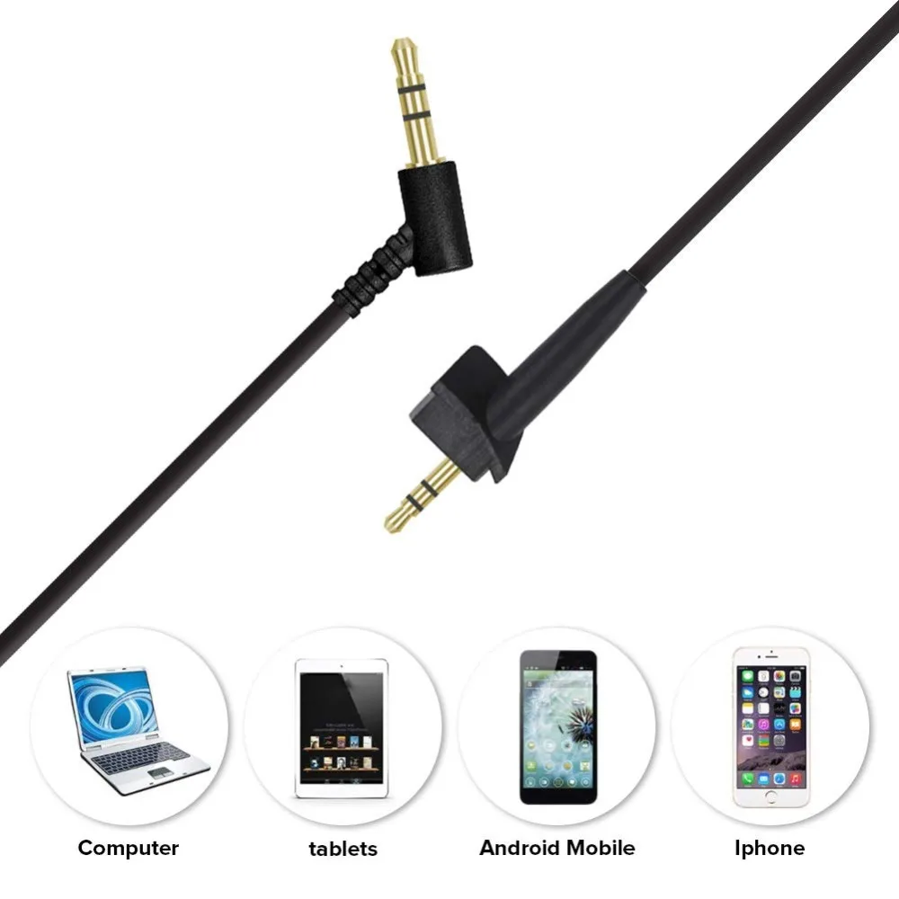 Replacement Headphone Stereo Audio Music Cable Extension Cord Wire for Bose Around Ear AE2 AE2i AE2w Headphones Replacement Headphone Stereo Audio Music Cable Extension Cord Wire for Bose Around Ear AE2 AE2i AE2w Headphones