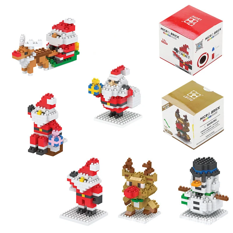 Mini Blocks Christmas Santa Claus Model Micro Bricks Building Block Toy for kids Children Snowman Children's Toy Christmas Gift
Mini Blocks Christmas Santa Claus Model Micro Bricks Building Block Toy for kids Children Snowman Children's Toy Christmas Gift