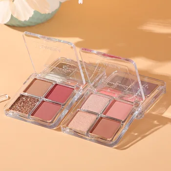 4-color Eyeshadow Palette Waterproof Easy Makeup Eyeshadow Glitter Pearlescent Large Sequin Eyeshadow
4-color Eyeshadow Palette Waterproof Easy Makeup Eyeshadow Glitter Pearlescent Large Sequin Eyeshadow