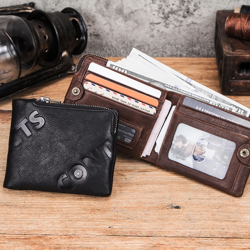CONTACT'S 100% Genuine Leather Wallet Men Small Coin Purses Pocket Male Money Bags Cowhide Card Holder Wallets Rfid Carteira
CONTACT'S 100% Genuine Leather Wallet Men Small Coin Purses Pocket Male Money Bags Cowhide Card Holder Wallets Rfid Carteira