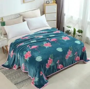 Super Comfortable Soft Blanket bed sheet 200x230cm Pink flamingo Pattern Blanket Thrown On The Sofa / Bed / Travel
Super Comfortable Soft Blanket bed sheet 200x230cm Pink flamingo Pattern Blanket Thrown On The Sofa / Bed / Travel