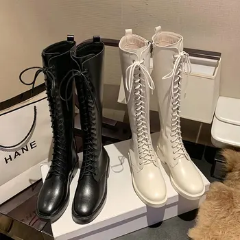 The new 2020 Stretch Rider Boot woman has a square middle heel, thick heels, fashionable skinny legs and a brown knee boot
The new 2020 Stretch Rider Boot woman has a square middle heel, thick heels, fashionable skinny legs and a brown knee boot