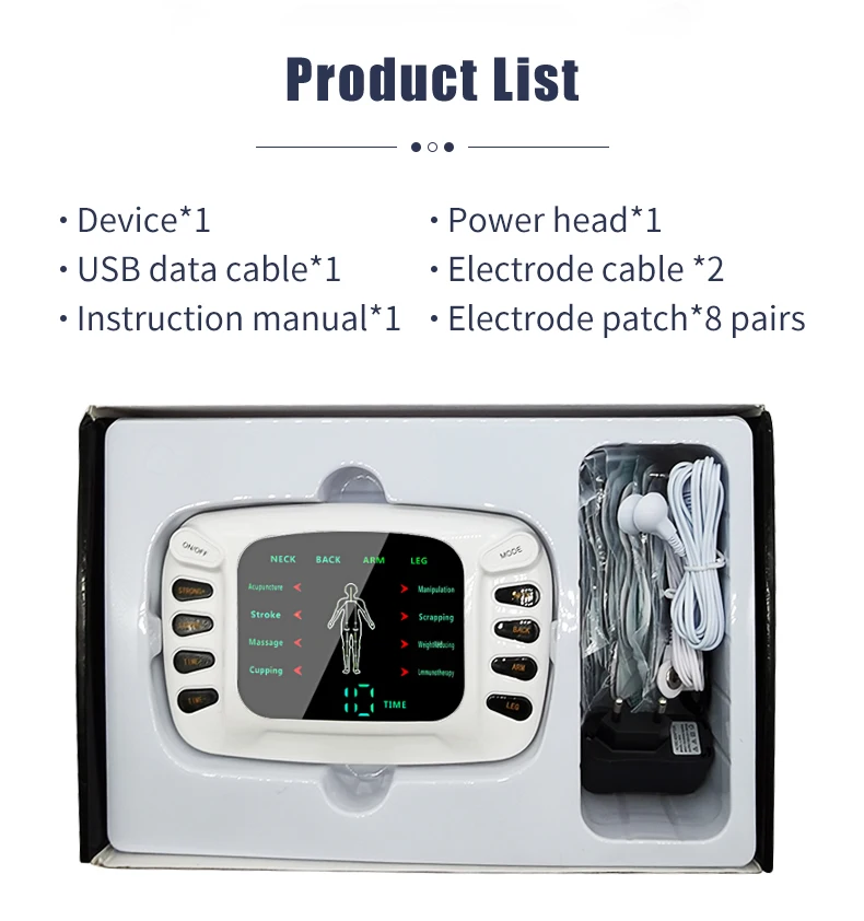 Generic Electronic Pulse Massager Acupuncture Muscle Stimulator