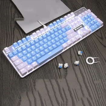 SADES Real Mechanical keyboard backlight RGB LED gaming keyboard 104 key wired USB mechanical keyboard game office
SADES Real Mechanical keyboard backlight RGB LED gaming keyboard 104 key wired USB mechanical keyboard game office