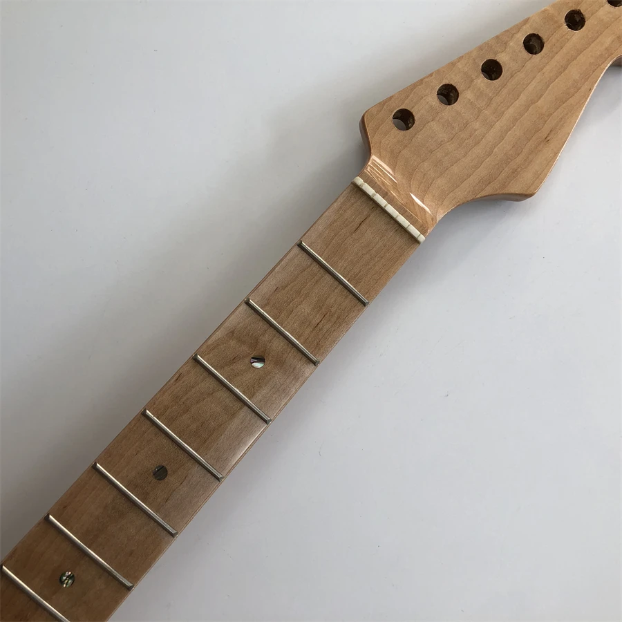 DIY тигр Пламя клен гитара Шея 21 лад 25,5 дюймов Fretboard Abalone Dots инкрустация
DIY тигр Пламя клен гитара Шея 21 лад 25,5 дюймов Fretboard Abalone Dots инкрустация