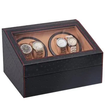 Black Color Automatic Watch Winder Box PU Leather 10 Watch Winding Box Collection Display Storage Double Head Silent Motor Box 
Black Color Automatic Watch Winder Box PU Leather 10 Watch Winding Box Collection Display Storage Double Head Silent Motor Box