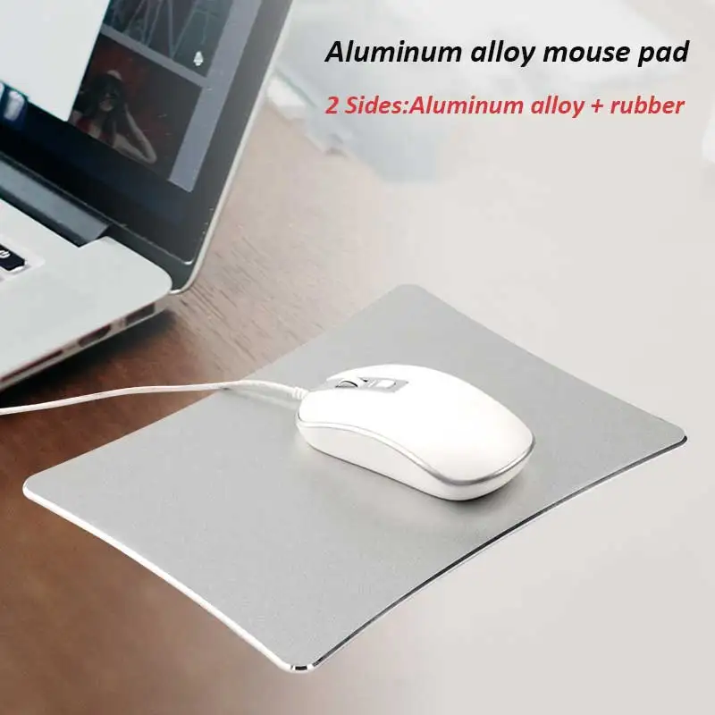 Mouse Pad Slim Elegant Anti-Slip Office Aluminum Alloy mousepad Reverse Rubber Mat Computer Gaming Mouse Pad
Mouse Pad Slim Elegant Anti-Slip Office Aluminum Alloy mousepad Reverse Rubber Mat Computer Gaming Mouse Pad