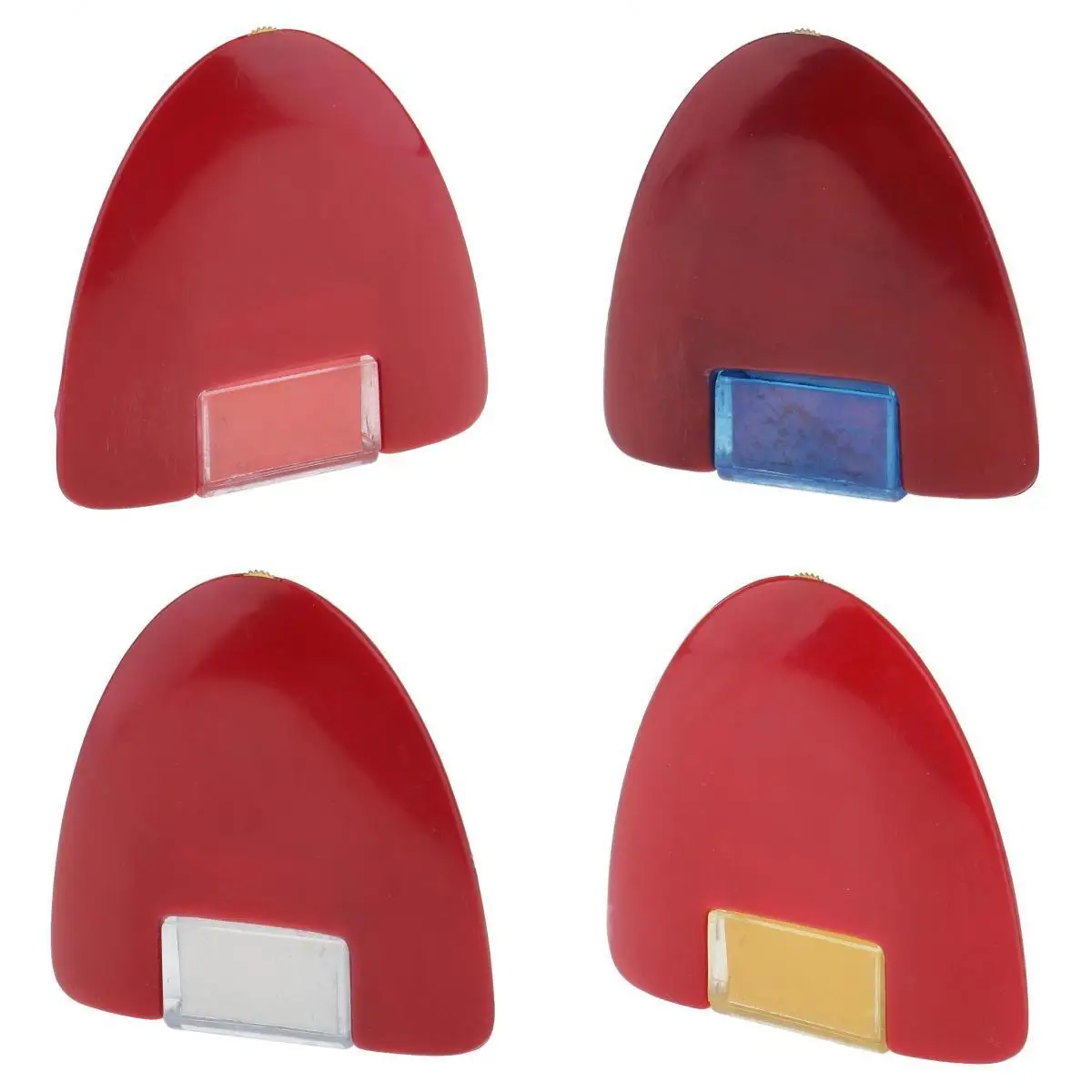 4 Colors Plastic Triangle Dressmaker Tailors Chalk Wheel for Fabric Marking 4 Colors Plastic Triangle Dressmaker Tailors Chalk Wheel for Fabric Marking
