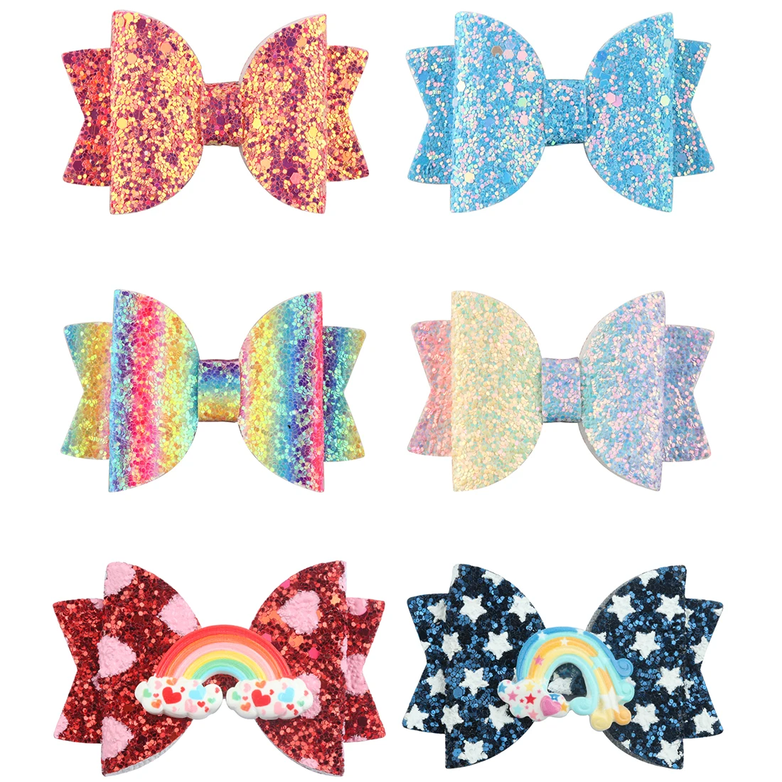 1 PC Girls Hair Bow Hairpins Hair Clips Glitter Sequin Barrettes Cartoon Hairbow Print Holiday Bows Star Plain Rainbow Hairgrips
1 PC Girls Hair Bow Hairpins Hair Clips Glitter Sequin Barrettes Cartoon Hairbow Print Holiday Bows Star Plain Rainbow Hairgrips
