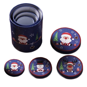 4 Pcs Party Christmas Candy Box Set Home Round Holiday Portable Decoration Container Gift Case Tinplate Children Cartoon Storage
4 Pcs Party Christmas Candy Box Set Home Round Holiday Portable Decoration Container Gift Case Tinplate Children Cartoon Storage