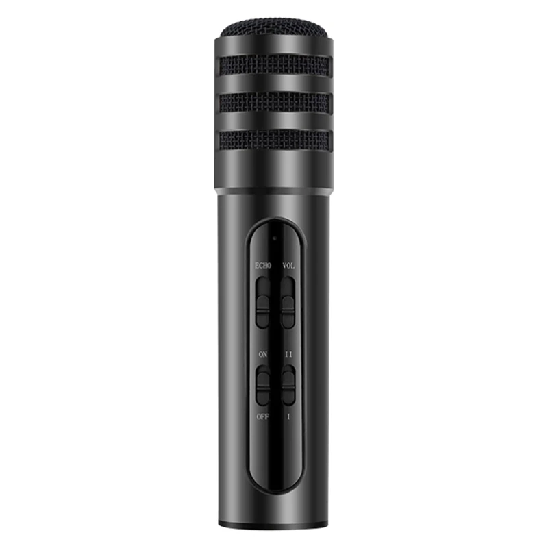 C6 Microphone Handheld Condenser Microphone Rechargeable Phone Computer Microphone for Live Broadcast, Singing
C6 Microphone Handheld Condenser Microphone Rechargeable Phone Computer Microphone for Live Broadcast, Singing