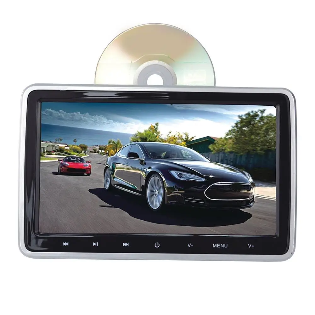 10.1 Inch Car Player Headrest Bluetooth FM Touch Key Remote Control support 1080P and MP4 video formats DVD Monitor set | Электронные