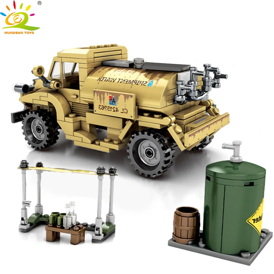 HUIQIBAO 284pcs Army Canada WW2 Truck Building Blocks For Children Military vehicle Soldier Figures bricks car TOYS
HUIQIBAO 284pcs Army Canada WW2 Truck Building Blocks For Children Military vehicle Soldier Figures bricks car TOYS