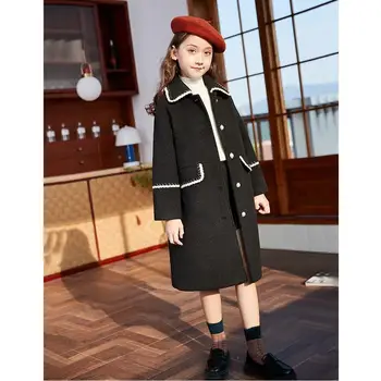 New 2021 Autumn Winter Fashion Wool Coat For Girls Jacket For Boys Girls Windbreaker Kids Warm Clothes Children Overcoat D186
New 2021 Autumn Winter Fashion Wool Coat For Girls Jacket For Boys Girls Windbreaker Kids Warm Clothes Children Overcoat D186
