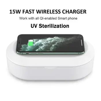 UV Light Phone Sterilizer Box 10W Mobile Phone Wireless Fast Charger Cleaner Sterilizer Multi-function Ultraviolet Disinfection
UV Light Phone Sterilizer Box 10W Mobile Phone Wireless Fast Charger Cleaner Sterilizer Multi-function Ultraviolet Disinfection