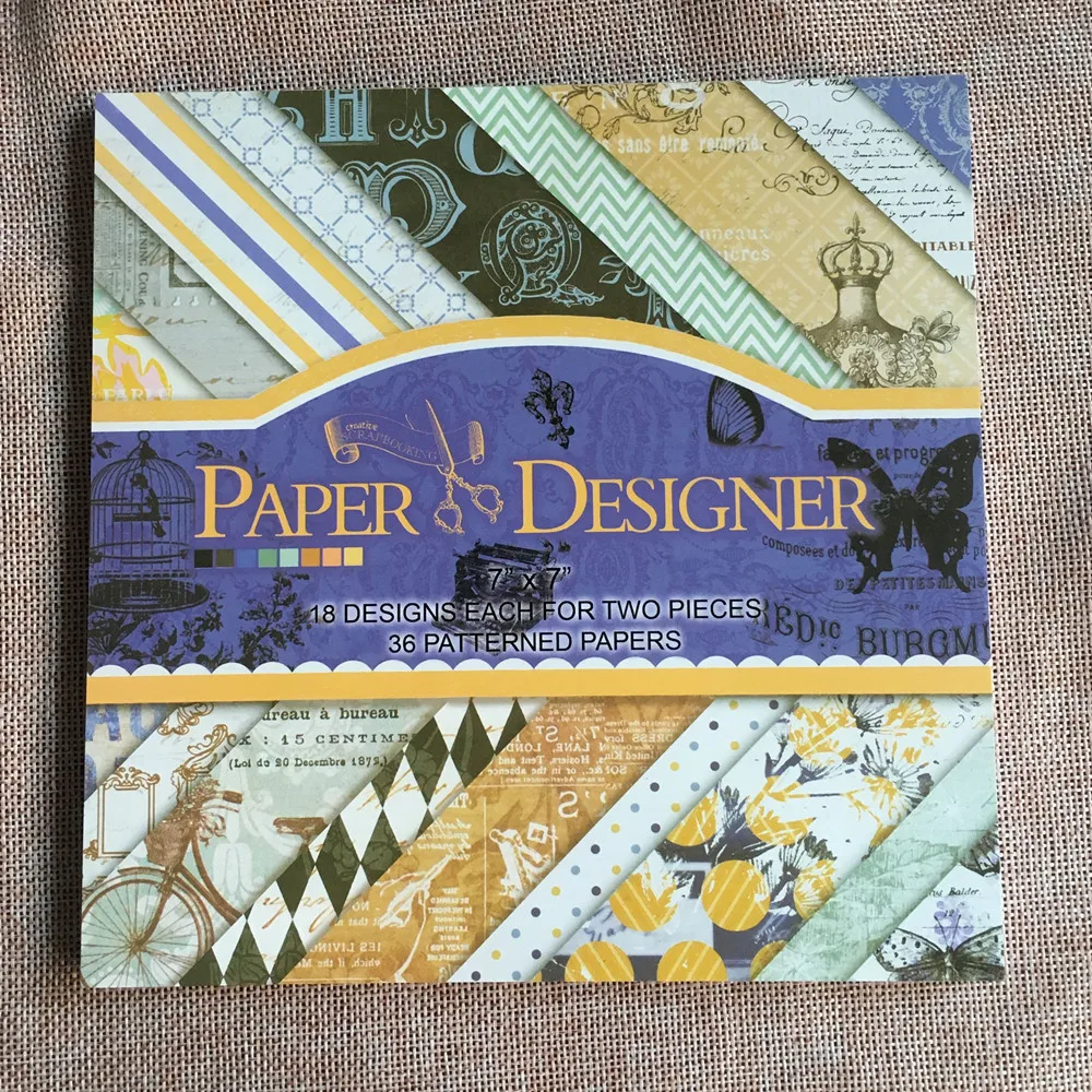 36 sheets 7"X7" English Words Butterfly Mixed Designs Scrapbook Paper Pad Pack Handmade Craft craft paper craft Background pad
36 sheets 7"X7" English Words Butterfly Mixed Designs Scrapbook Paper Pad Pack Handmade Craft craft paper craft Background pad