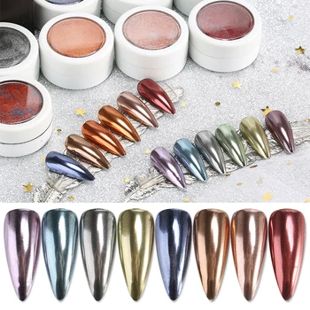 1 Box Mirror Metallic Nail Glitter Powder Dazzling Silver Nails Art Gradient Shiny Holo Chrome Pigment Dust Nail Art Decoration
1 Box Mirror Metallic Nail Glitter Powder Dazzling Silver Nails Art Gradient Shiny Holo Chrome Pigment Dust Nail Art Decoration