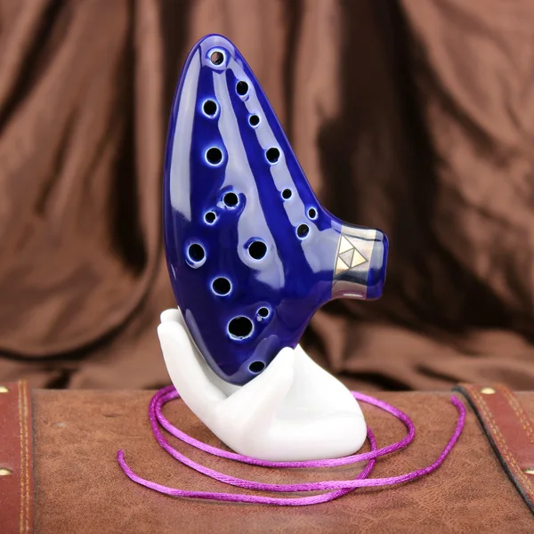 C 16 fori Ocarina legend of Zelda Ocarina flauto in legno C 16 fori Ocarina legend of Zelda Ocarina flauto in legno