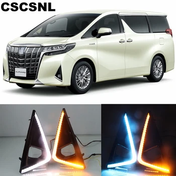 CSCSNL 1Pair LED Daytime Running Light Yellow Turn Signal Relay Waterproof 12V DRL Fog Lamp For Toyota Alphard 2018 2019
CSCSNL 1Pair LED Daytime Running Light Yellow Turn Signal Relay Waterproof 12V DRL Fog Lamp For Toyota Alphard 2018 2019