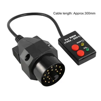 20 Pin Alloy & PVC Mini Lightweight and Portable Car OBD2 OBDII Oil Service Inspection Reset Diagnostic Tool for BMW 1982-2001 
20 Pin Alloy & PVC Mini Lightweight and Portable Car OBD2 OBDII Oil Service Inspection Reset Diagnostic Tool for BMW 1982-2001