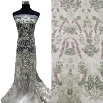 2020 New Design Green Beautiful Embroidery Beaded Lace Fabric Good Quality French Handmade Crystal Lady Dress Tulle Mesh Textile
2020 New Design Green Beautiful Embroidery Beaded Lace Fabric Good Quality French Handmade Crystal Lady Dress Tulle Mesh Textile