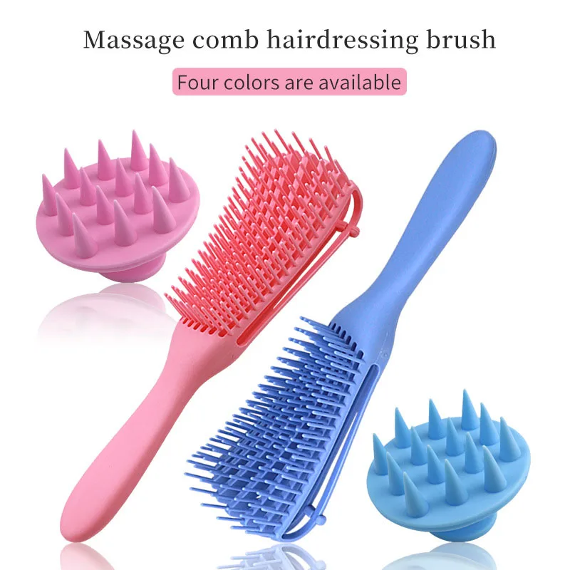 

1pcs New Scalp Massage Comb Hair Brush Women Detangle Hairbrush Anti-tie Knot Professional Hair Brush Octopus Type Comb