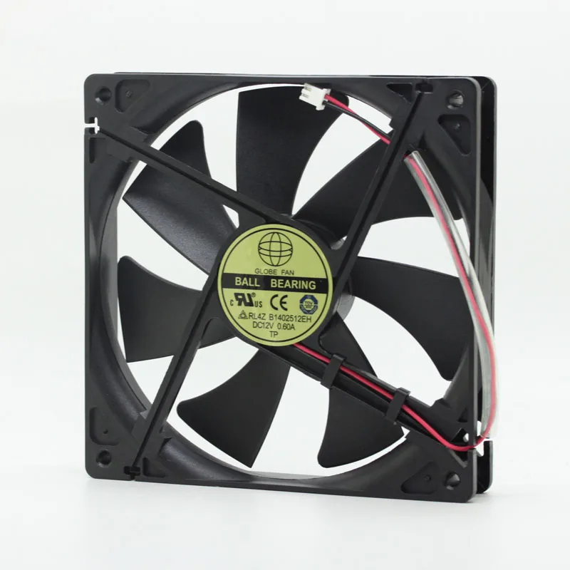 Original 14cm RL4Z B1402512EH 12V 0.6A 14025 dual ball computer case cooling fan
Original 14cm RL4Z B1402512EH 12V 0.6A 14025 dual ball computer case cooling fan