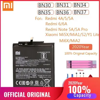 BN30 BN31 BN34 BN35 BN36 BN37 Original Xiao Mi 5X 6X A1 A2 Redmi 5 6 4A 5A 6A Note 5A Pro Replacement Battery For Xiaomi Mi5X
BN30 BN31 BN34 BN35 BN36 BN37 Original Xiao Mi 5X 6X A1 A2 Redmi 5 6 4A 5A 6A Note 5A Pro Replacement Battery For Xiaomi Mi5X