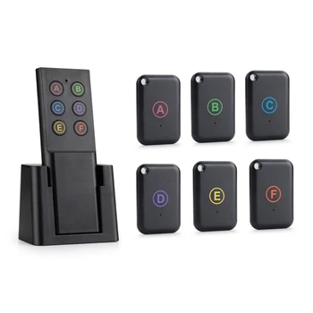 Wireless Key Finder RF Key Locator Pet Tracker Wallet Tracker Remote Control 1 RF Transmitter 6 Receiver
Wireless Key Finder RF Key Locator Pet Tracker Wallet Tracker Remote Control 1 RF Transmitter 6 Receiver