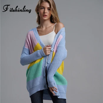 Fitshinling Multicolor Patchwork Winter Long Cardigan Female Clothes 2019 Slim Boho Buttons Up Cardigans Women Knitted Jacket 
Fitshinling Multicolor Patchwork Winter Long Cardigan Female Clothes 2019 Slim Boho Buttons Up Cardigans Women Knitted Jacket