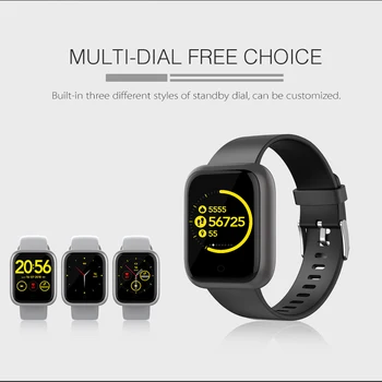 GT1 Plus Multi-function Bluetooth Sports Smart Watch Color Screen Heart Rate Blood Pressure Monitor Pedometer Fitness Tracker
GT1 Plus Multi-function Bluetooth Sports Smart Watch Color Screen Heart Rate Blood Pressure Monitor Pedometer Fitness Tracker
