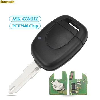 jingyuqin 1 Button Remote Auto Car Key Fob Housing Case ASK PCF7946 Chip 433mhz For Renault Master Kangoo Clio Twingo NE72 Blade
jingyuqin 1 Button Remote Auto Car Key Fob Housing Case ASK PCF7946 Chip 433mhz For Renault Master Kangoo Clio Twingo NE72 Blade