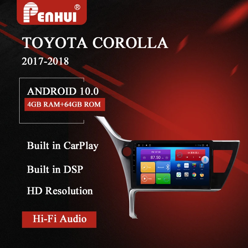 Car DVD For Toyota COROLLA ( 2017-2018) Car Radio Multimedia Video Player Navigation GPS Android10.0 Double Din
Car DVD For Toyota COROLLA ( 2017-2018) Car Radio Multimedia Video Player Navigation GPS Android10.0 Double Din