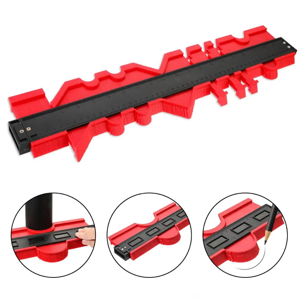 5/10/21 inch Contour Gauge Profile Gauge Tiling Laminate Tiles Edge Shaping Wood Measure Ruler ABS Contour Gauge Duplicator
5/10/21 inch Contour Gauge Profile Gauge Tiling Laminate Tiles Edge Shaping Wood Measure Ruler ABS Contour Gauge Duplicator