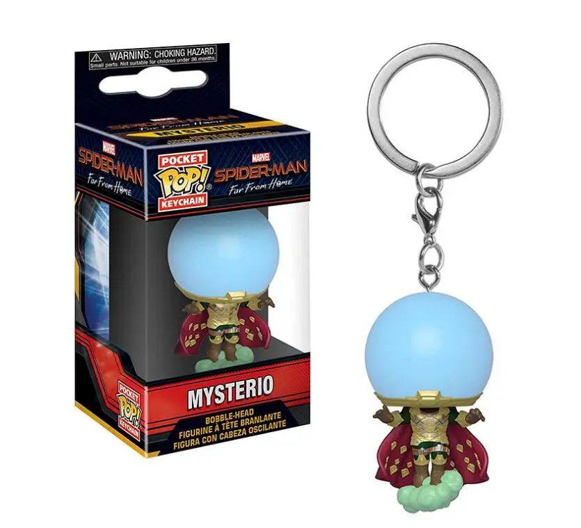 Funko POP Keychain SPIDER-MAN Mysterio Marvel PVC Action Figure Collectible Model toys for chlidren
Funko POP Keychain SPIDER-MAN Mysterio Marvel PVC Action Figure Collectible Model toys for chlidren