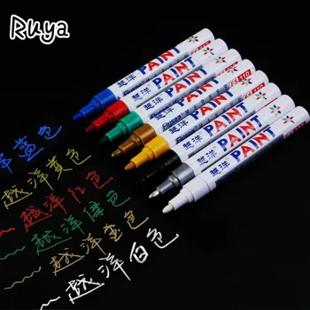 12 Colors Paint Marker Pen Waterproof Metal Permanent Graffti Oily Macador Caneta Stationery sharpie copic markers highlighters
12 Colors Paint Marker Pen Waterproof Metal Permanent Graffti Oily Macador Caneta Stationery sharpie copic markers highlighters